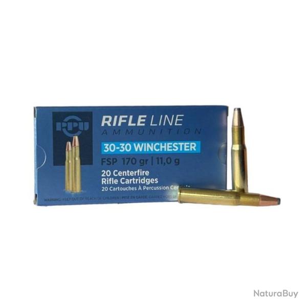 CARTOUCHES PPU 30-30 winchester FSP 170gr x20