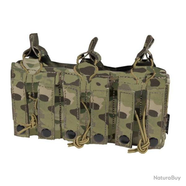 POCHE PORTE-CHARGEURS TRIPLE M4 DAGGER MK1 LASER - CORSO TACTICAL MULTICAM