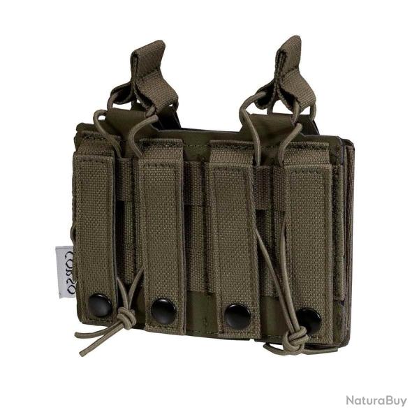 POCHE PORTE-CHARGEURS DOUBLE M4 DAGGER MK1 LASER - CORSO TACTICAL RANGER GREEN