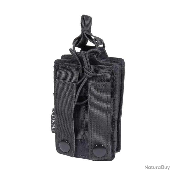 POCHE PORTE-CHARGEUR SIMPLE M4 DAGGER MK1 LASER - CORSO TACTICAL NOIR
