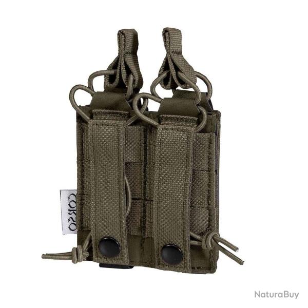POCHE PORTE-CHARGEURS DOUBLE POUR PISTOLET DAGGER MK1 LASER - CORSO TACTICAL RANGER GREEN