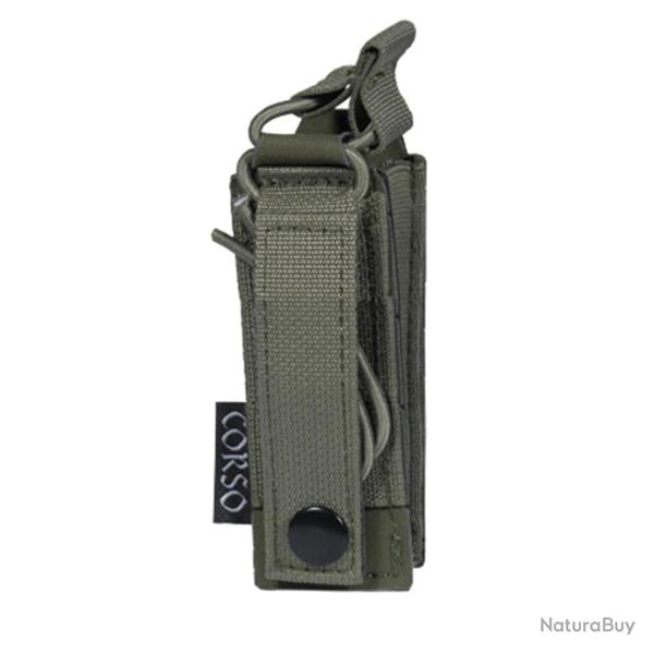 POCHE PORTE-CHARGEUR SIMPLE POUR PISTOLET DAGGER MK1 LASER - CORSO TACTICAL RANGER GREEN