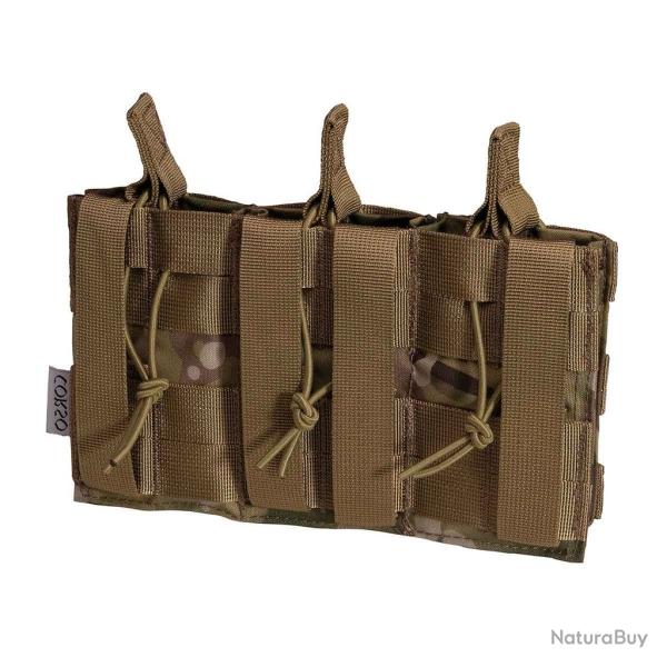 POCHE PORTE-CHARGEURS TRIPLE M4 DAGGER MOLLE - CORSO TACTICAL MULTICAM