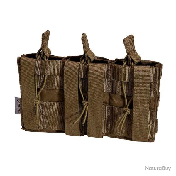 POCHE PORTE-CHARGEURS TRIPLE M4 DAGGER MOLLE - CORSO TACTICAL COYOTE