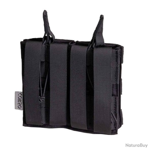POCHE PORTE-CHARGEURS DOUBLE M4 DAGGER MOLLE - CORSO TACTICAL NOIR