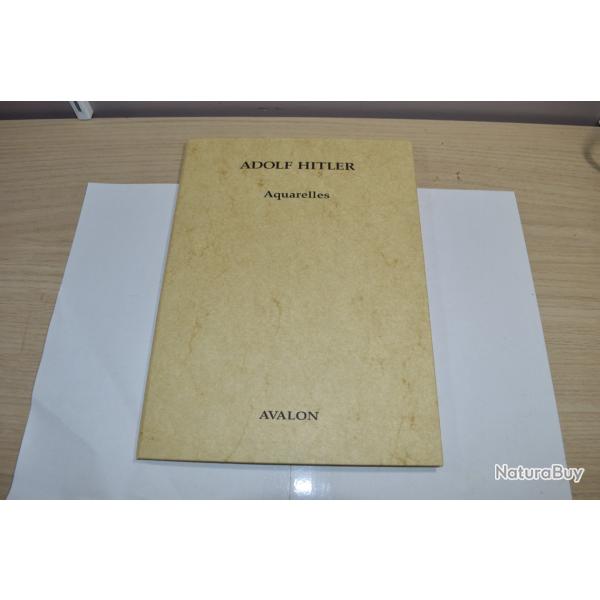 Aquarelles de Adolf H. Livre revue oeuvre 1988 Allemand 1939/1945