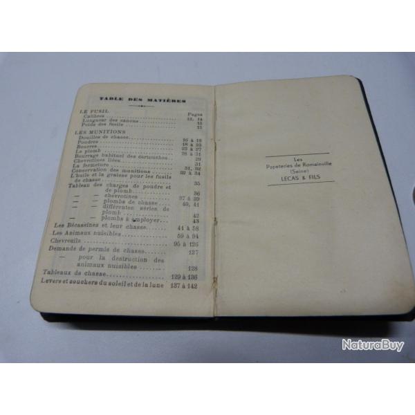 ancien petit agenda GEVELOT