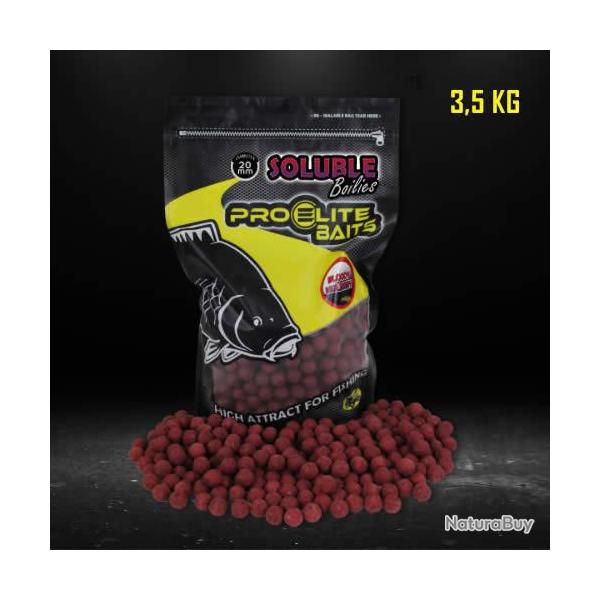 Bouillettes Soluble Pro Elite Baits Bloody Mulberry 20mm 3.5Kg