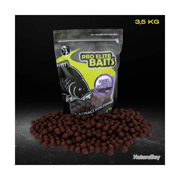 Bouillettes Pro Elite Baits Squid & Octopus 14mm 3.5kg
