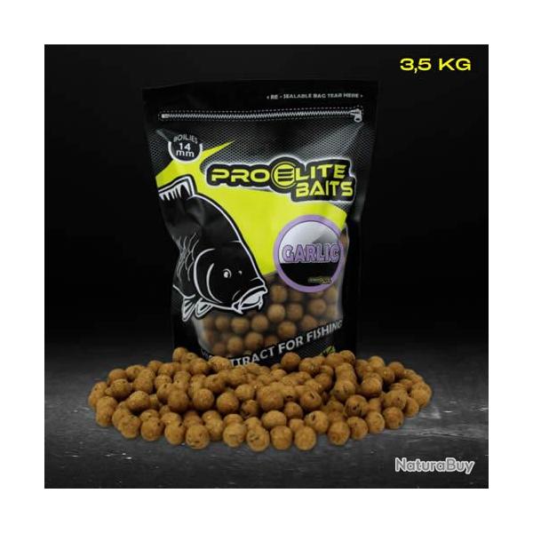 Bouillettes Pro Elite Baits Garlic 14mm 3.5kg