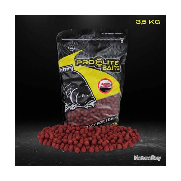 Bouillettes Pro Elite Baits Bloody Mulberry 14mm 3.5kg