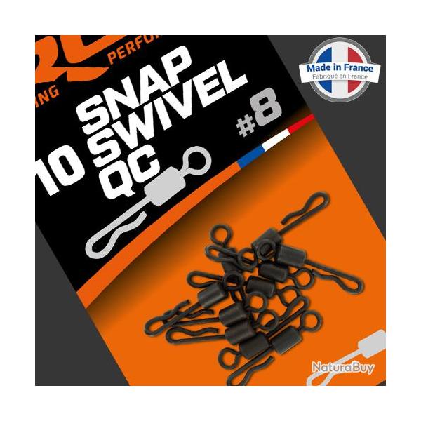 Emerillon ROK Snap Swivel QC T.8 (par 10)
