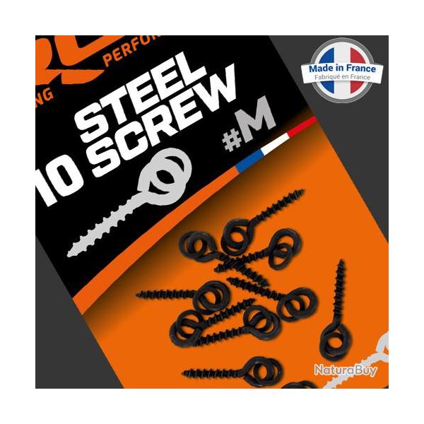 Vis  Appats ROK Steel Bait Screw (par 10) M