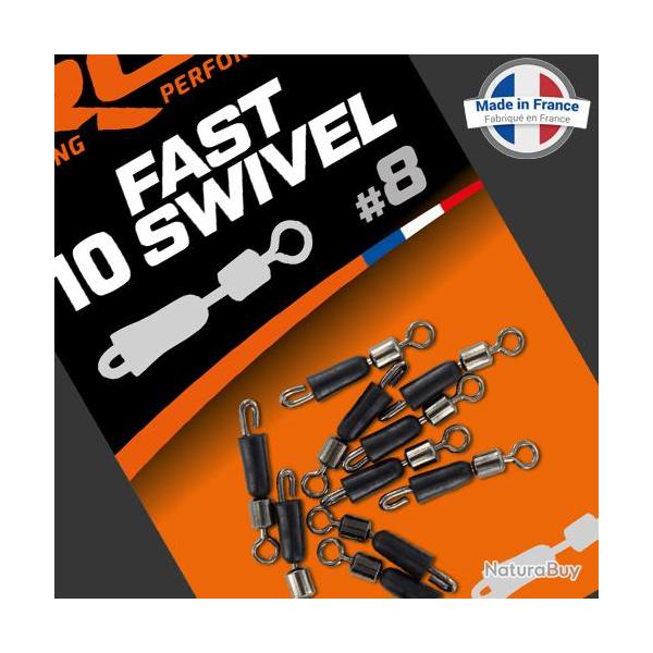 Emerillon ROK Fast Swivel T.8 (par 10)