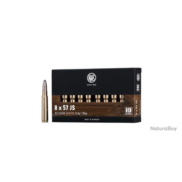 Cartouches RWS 8X57JRS ID CLASSIC 12.8g / 198gr