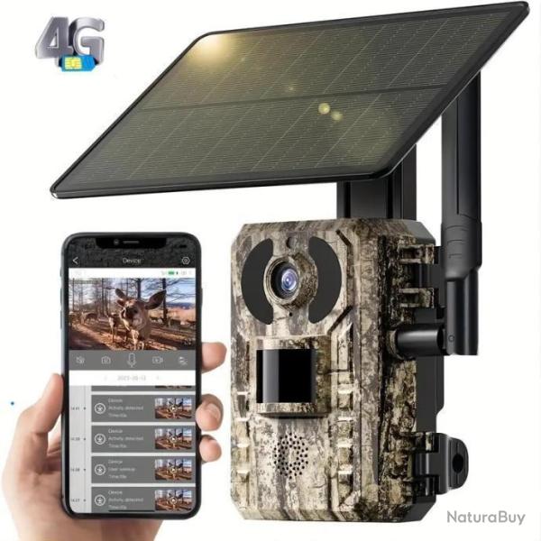 camara de chasse de surveillance cellulaire solaire infra rouge 4G. Territoire de chasse
