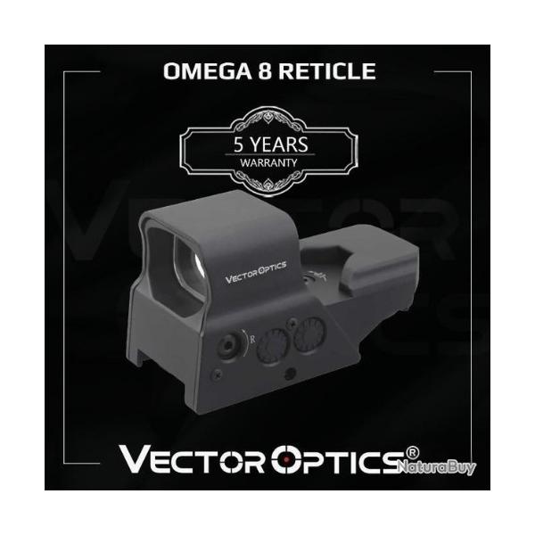 LIVRAISON OFFERTE Viseur Point Rouge Tactique 8 Rticules VECTOR OPTICS Omega 1x