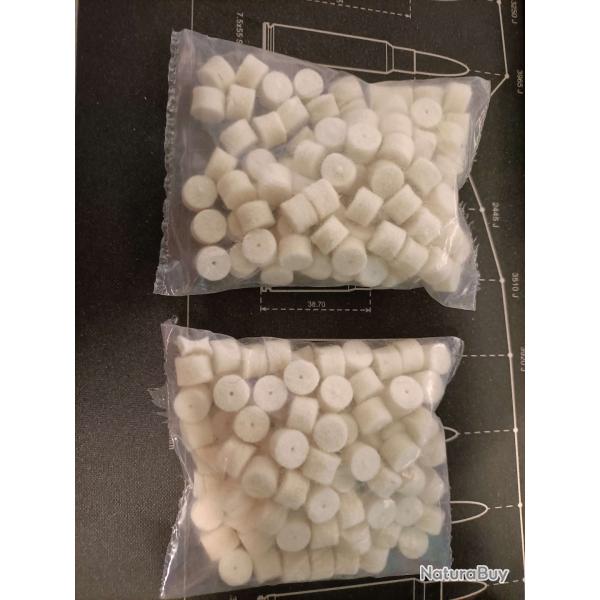 TAMPONS DE NETTOYAGE Calibre 9x19, 38 SP 200 pieces