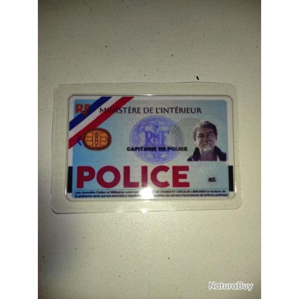 Carte de police nationale les rivi�res pourpres olivier Marchal