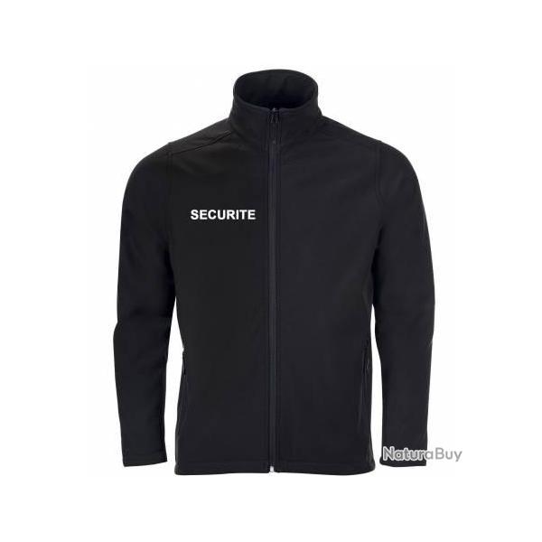 Blouson softshell noir marquage au choix Affaires Maritimes