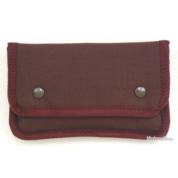 Pochette pour 10 Balles cuir vieilli Colombi