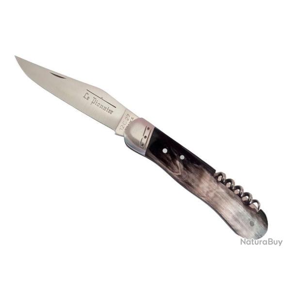 COUTEAU DOURIS CHASTEL LE PIONNIER 2P CORNE NOIRE