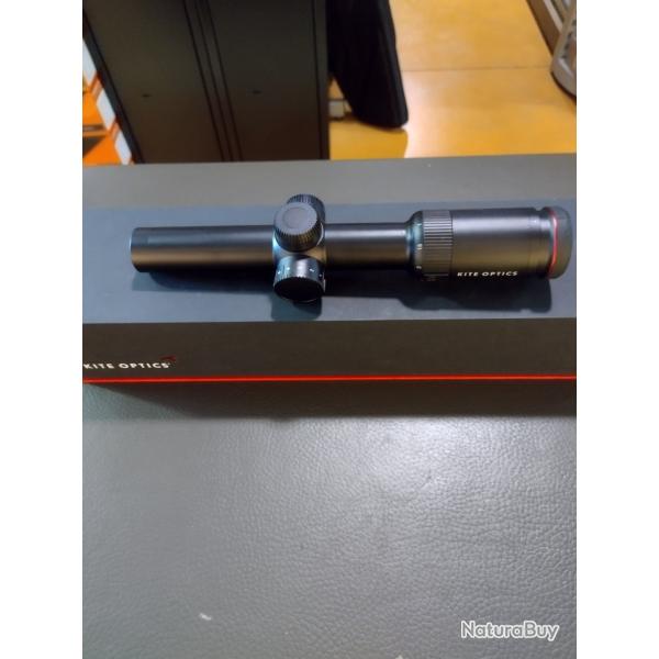 Lunette de battus kite optics k6 x6i/bl/1-6x24