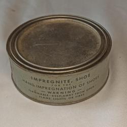 boite graisse &agrave; chaussure IMPREGNITE SHOE US Army WW2