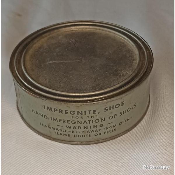boite graisse � chaussure IMPREGNITE SHOE US Army WW2