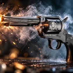 REVOLVER 1873 357 MAG DONALD TRUMP JASPE