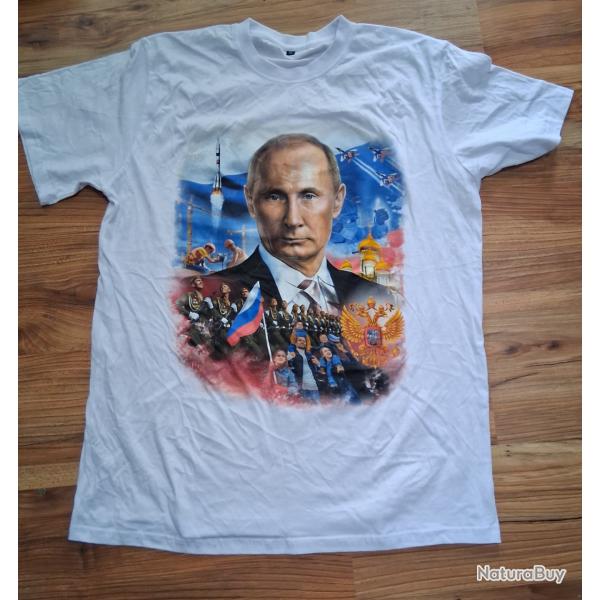 T-shirt Poutine propagande taille 2XL neuve fabriqu�e en Russie