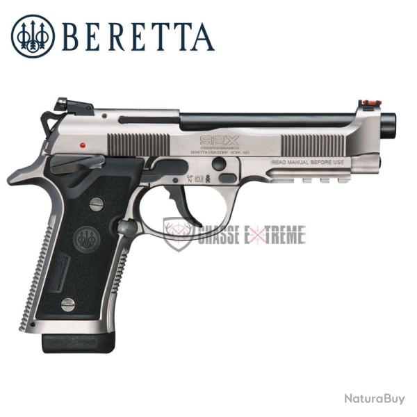 Pistolet BERETTA 92X Performance Spcial Make Optic Ready Cal 9mm Para Jaune