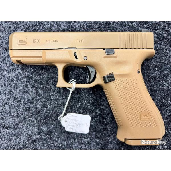 Glock 19X Coyote 9 mm