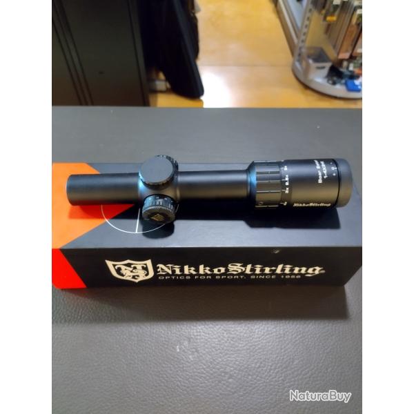 Lunette de battus nikkostirling board eater 1-4x24 4dot illuminated 30mm