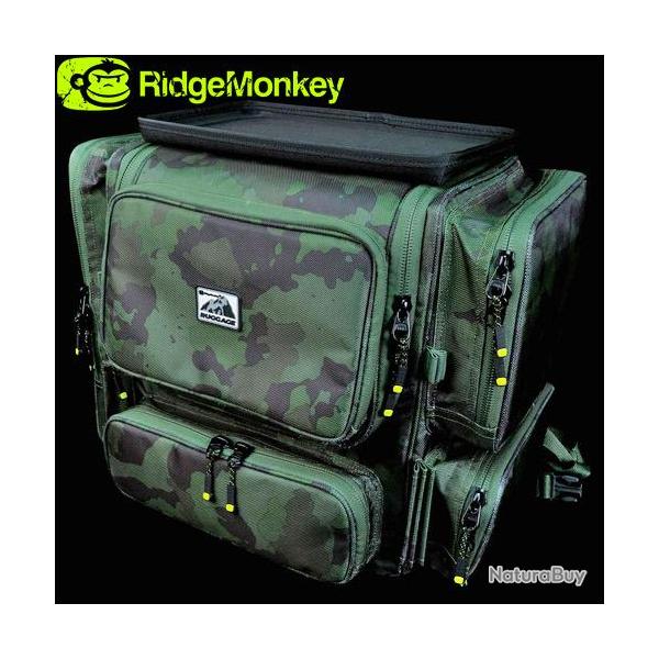 Sac � Dos RidgeMonkey Camo 40l + 4 Trousses � Accessoires
