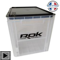 Caisse ROK Crate 433 Transparente + Couvercle