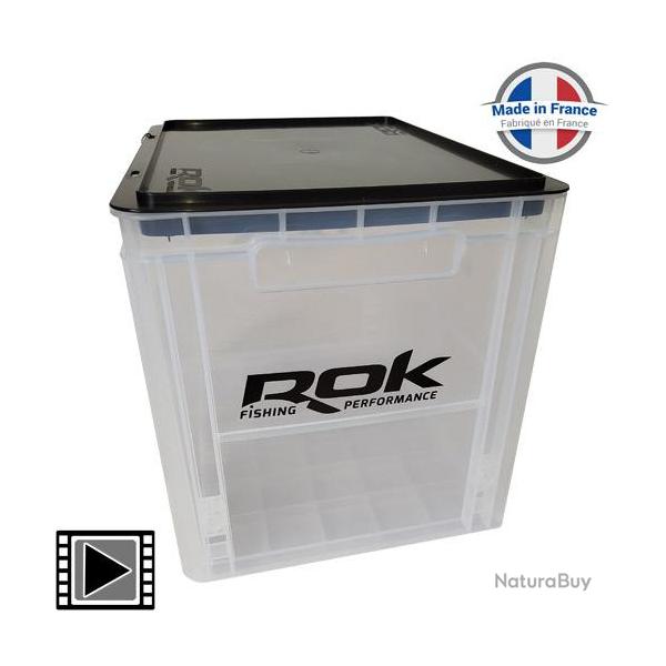 Caisse ROK Crate 433 Transparente + Couvercle