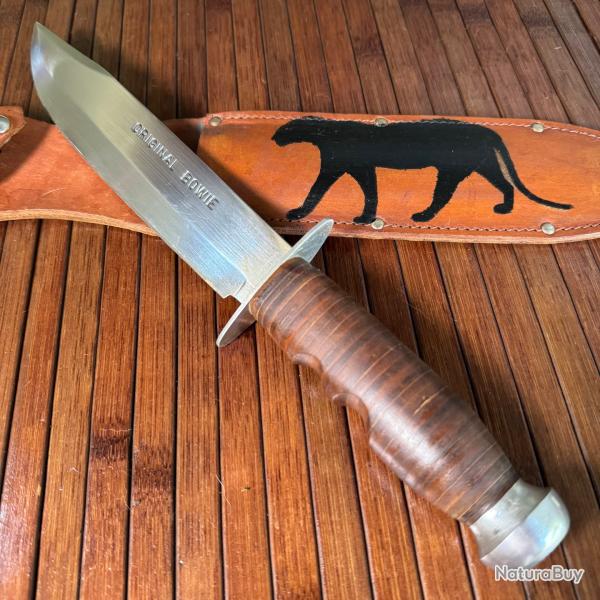 SUPERBE GRAND POIGNARD ORIGINAL BOWIE ALLEMAND ROSTFREI