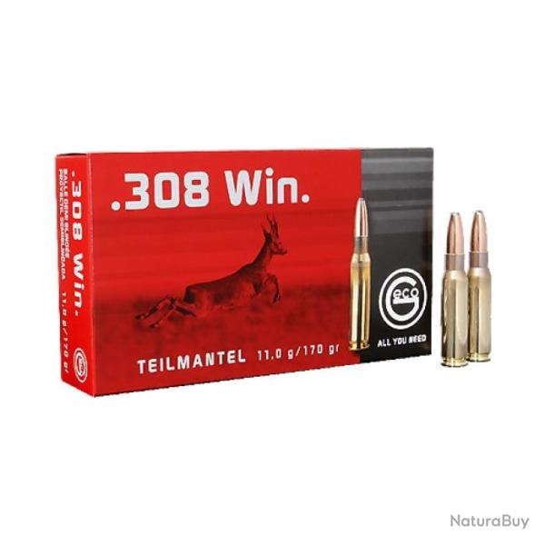 Balles Geco TM Demi-blind�e - Cal. 308 Win. - 308 Win MAG / Par 1