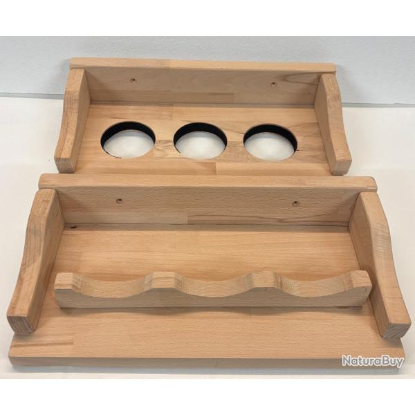 Porte 3 fusils en HTRE massif - cration unique