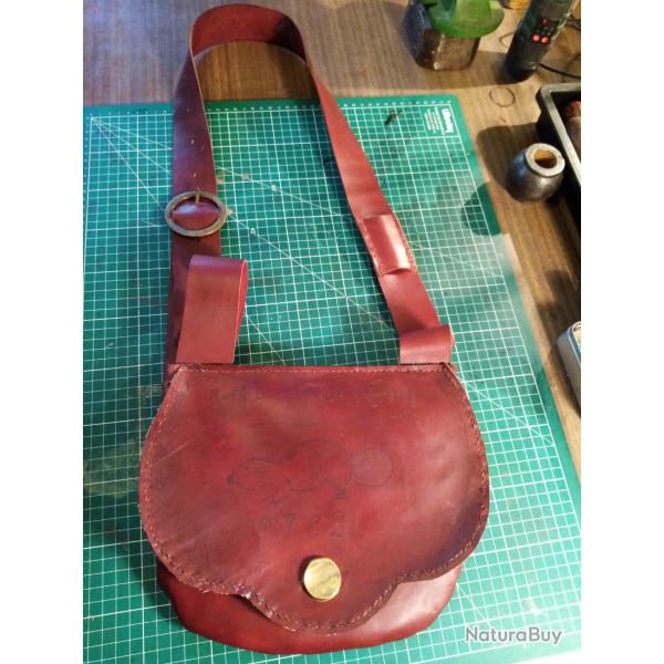 Musette de trappeur, coureur des bois, possible bag