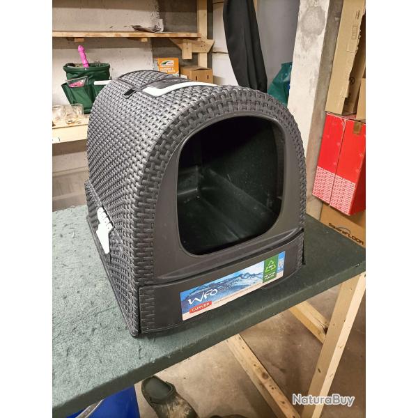 Bac  Litire CURVER Maison de Toilette pour Chat Bac  Litire