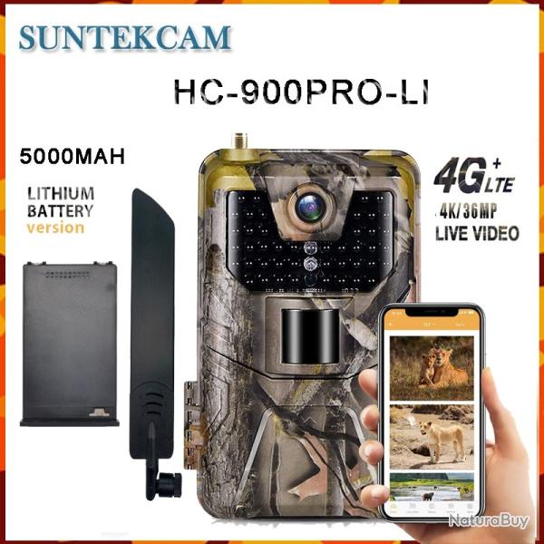 HC-900ProLi 4G Camra De html En Plein Air 4K 36MP - LIVRAISON GRATUITE