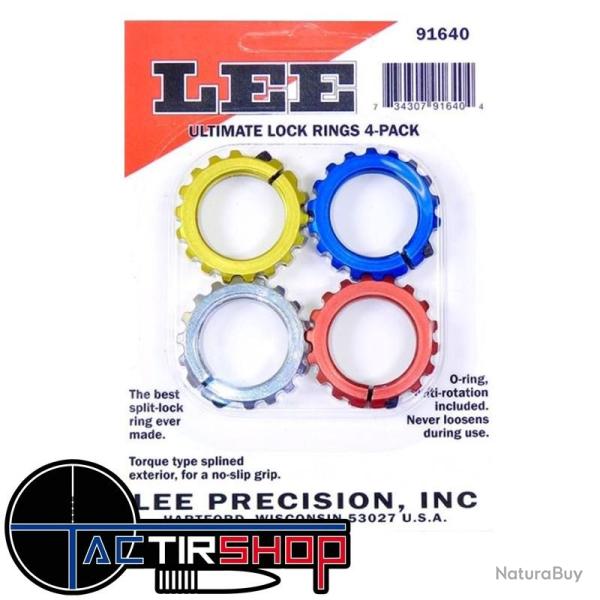 Bagues de verrouillage Lee Ultimate Lock Rings - 4 pi�ces