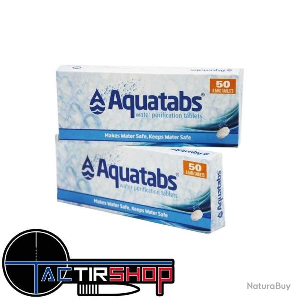 Tablettes de purification d'eau 2x50