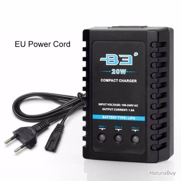 Chargeur Batterie LiPo Auto B3 20W (Tactical OPS)