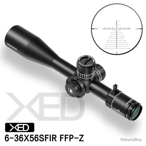 DISCOVERYOPT DISCOVERY XED 6-36X56SFIR FFP-MOA-ZERO STOP 35MM