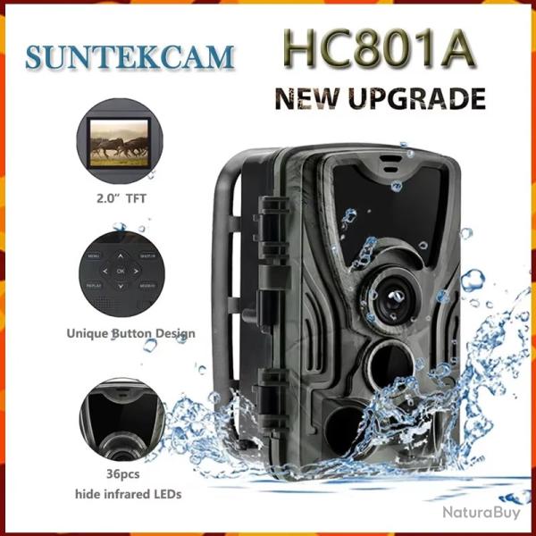 HC801A 24MP cam�ra de chasse avec Vision nocturne IP65 pi�ge � faune