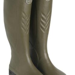 Bottes homme C&eacute;r&egrave;s vert doublure Jersey LE CHAMEAU taille 4
