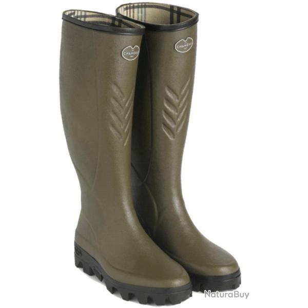 Bottes homme C�r�s vert doublure Jersey LE CHAMEAU taille 4